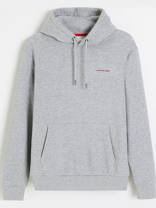 Basehoody M261 Φούτερ με Κουκούλα Γκρι