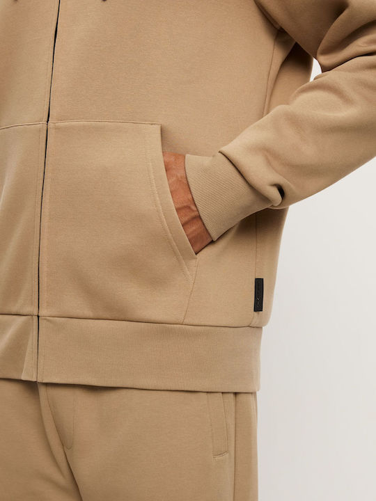 Basezip S264 Sweatshirt Für Herren Mit Kapuze Beiges