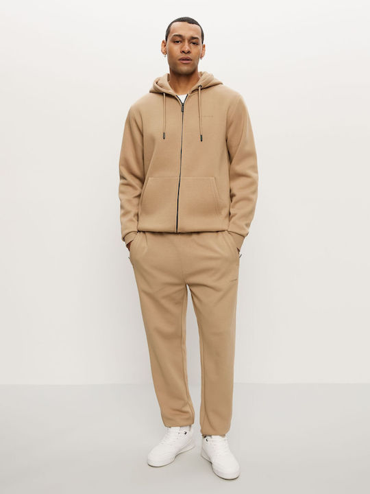 Basezip S264 Sweatshirt Für Herren Mit Kapuze Beiges