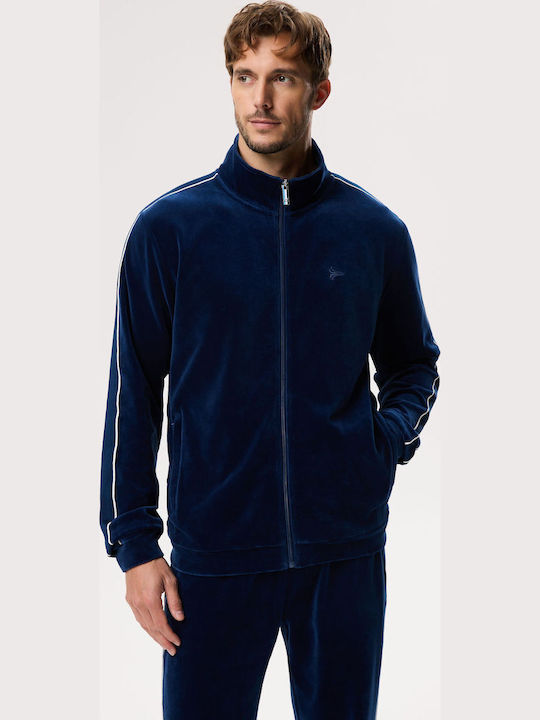 Veloux Sweatshirt Für Herren Blau