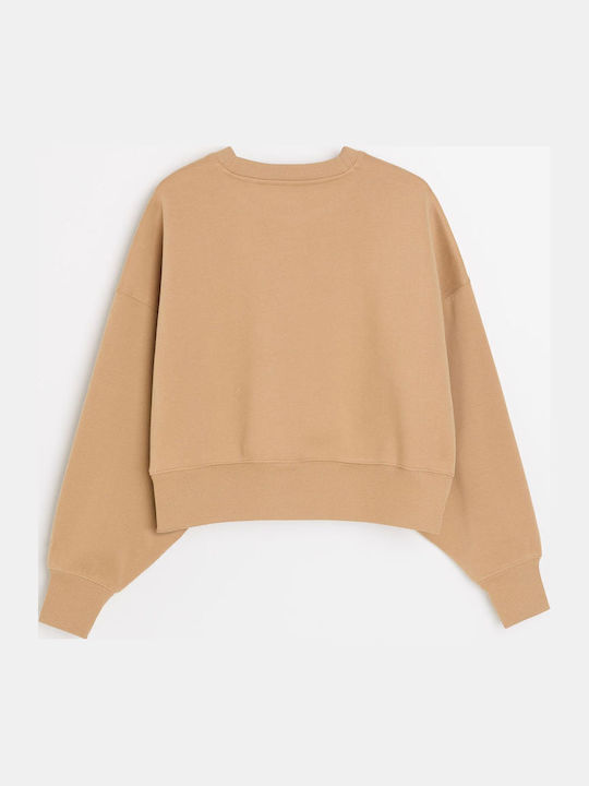 Alaves 264 Cropped Sweatshirt Für Damen Beigefarben
