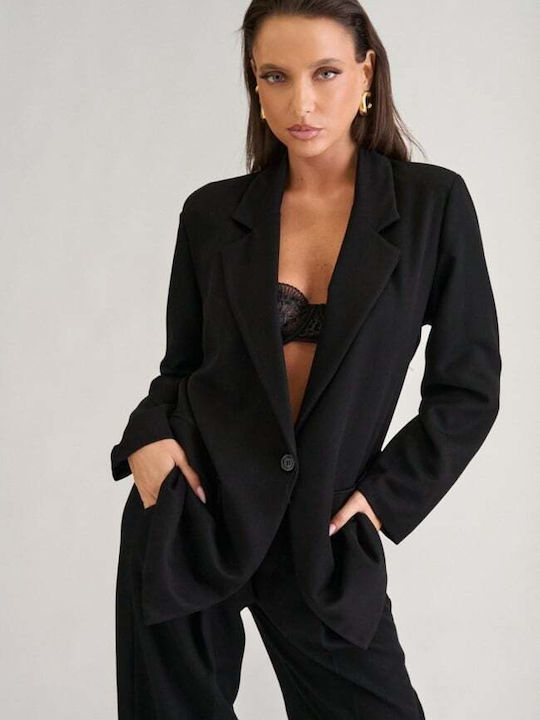 Women's Black Set with Trousers
