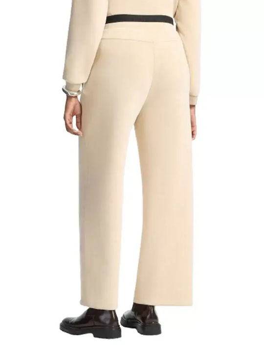Pantaloni Dama Tesatura Bej
