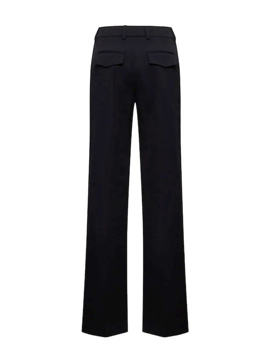 Women's Fabric Trousers Black