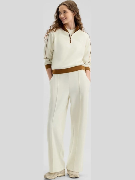 Damen Stoffhose Beige