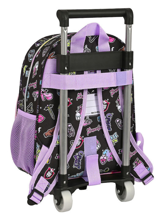 Monster High School Trolley Bag Multicolour 28 x 10 x 34cm
