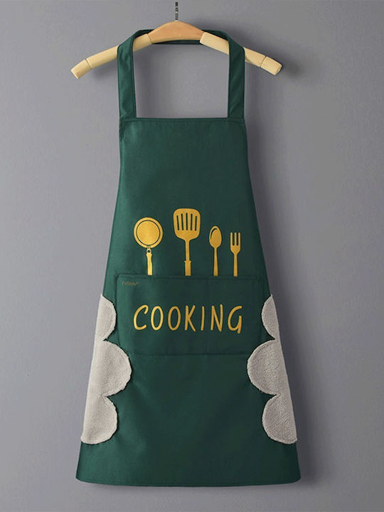Waterproof Green Kitchen Apron
