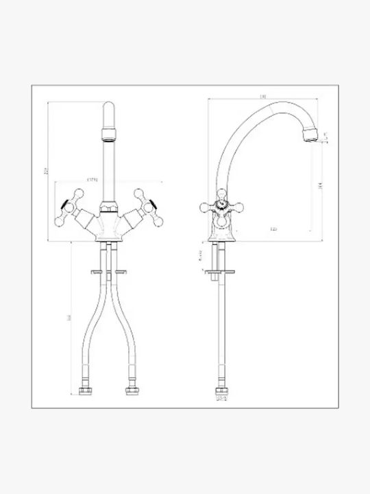 Cook & Lewis Baterie pentru chiuvetă
