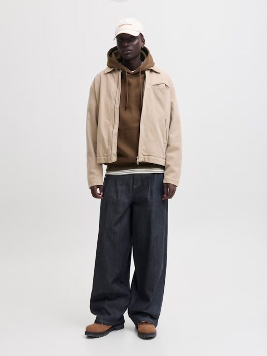 JJEBRADLEY Sweatshirt mit Kapuze Braun