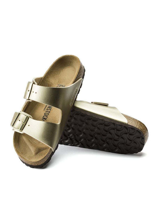Birkenstock Arizona Birko-flor Анатомични Сандали Златисти