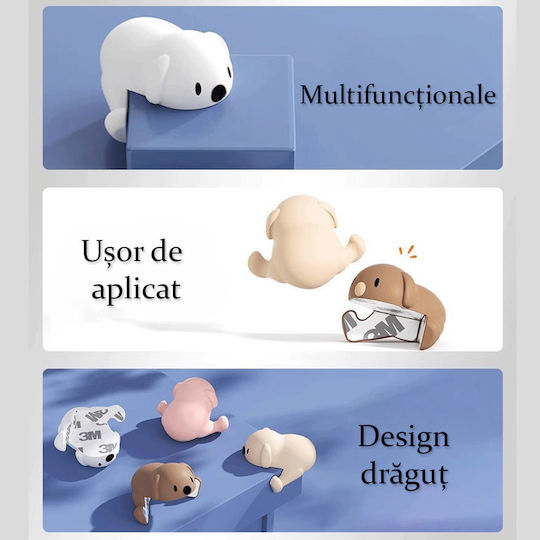 Colț de Protecție din Silicon 4 Bucăți