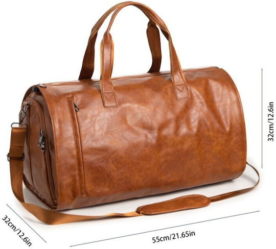 Geantă Voiaj 55lt Maro din Piele Sintetică M55xL32xÎ32cm