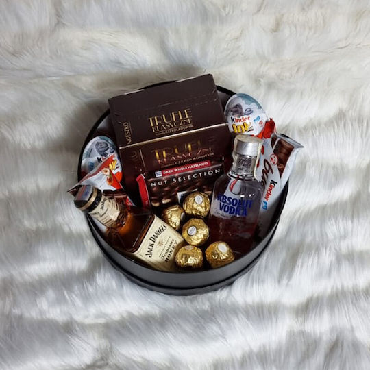 Cutie Cadou Selectioner Miniaturi Băuturi Dulciuri