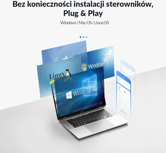Orico USB Хъб 4 Порта с USB-A Свързване