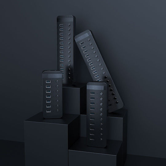 Orico USB Хъб 16 Порта USB 3.0 с USB-A