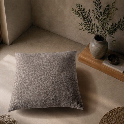 Teoran Διακοσμητική Μαξιλαροθήκη Pearland Taupe 50x50εκ.