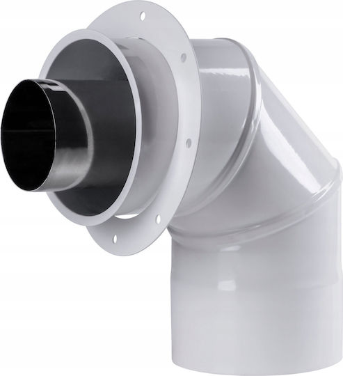SpiroFlex Kaminrohr Twk 60/100mm Für Gasbrennersysteme Inox Stahl Weiß