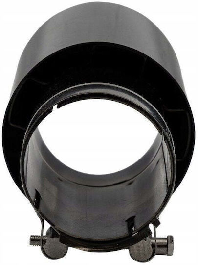 Mtuning Kaminrohr Auslass Typ:54 101mm Eingang 76mm Schwarz Chrom