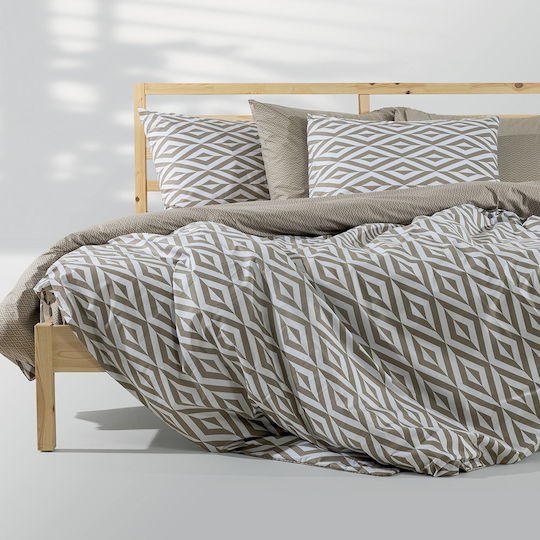 Lino Home Ikat Module Cearceafuri De Pat Single 3 Bucăți 100x200+35 Cm Cu Hugger Din Cauciuc Ikat Bej Lino Home Ikat Module Cearceafuri De Pat Single 3 Bucăți 100x200+35 Cm Cu Hugger Din Cauciuc Ikat Bej