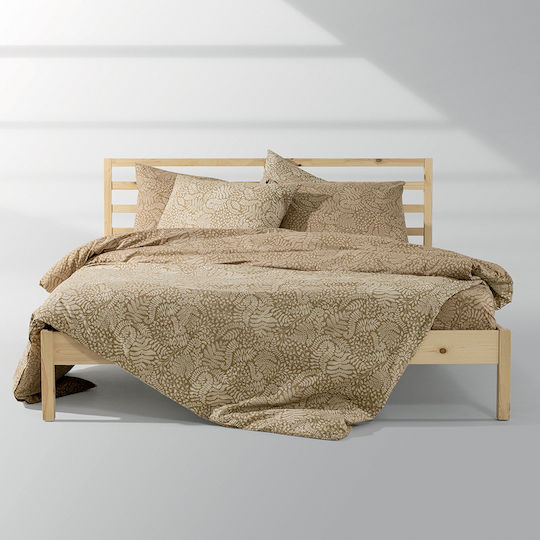 Lino Home Set King Size 4 Pieces 260x270cm Beige Lino Home Set King Size 4 Pieces 260x270cm Beige