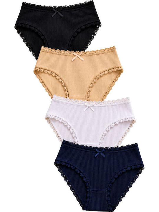 Baumwolle Damen-Slips MultiPack