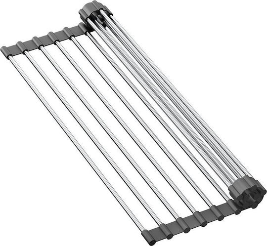 GraniteQ Kurt 110 Workstation Drop-In Küchenspüle aus Flüssigem Granit M59.5xP50cm Graue