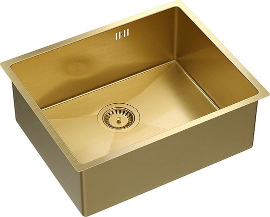 Quadron Paul Steelq Drop-In Inox Satin Finish 54x44cm Quadron Paul Steelq Drop-In Inox Satin Finish 54x44cm