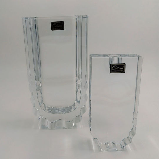 Vază Cristalină Transparentă 25x13xÎnălțime 7cm