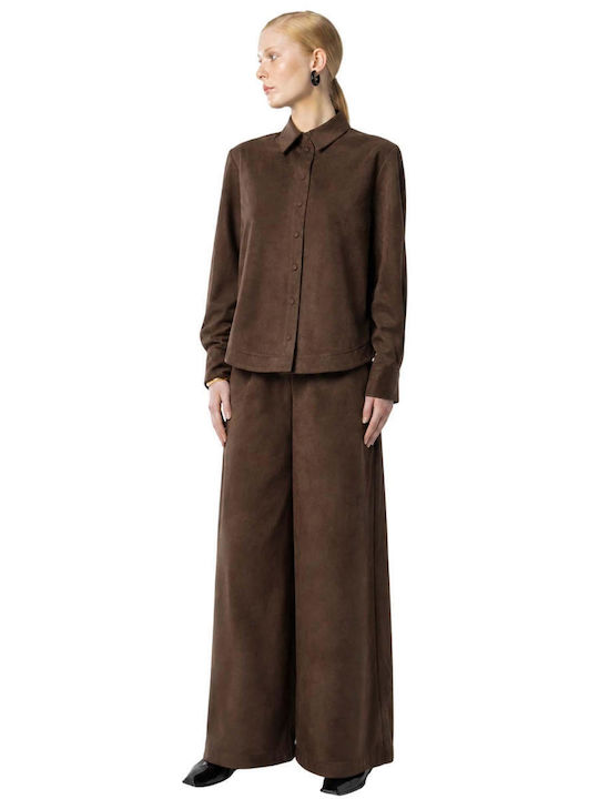 Moutaki Women's Brown Shirt