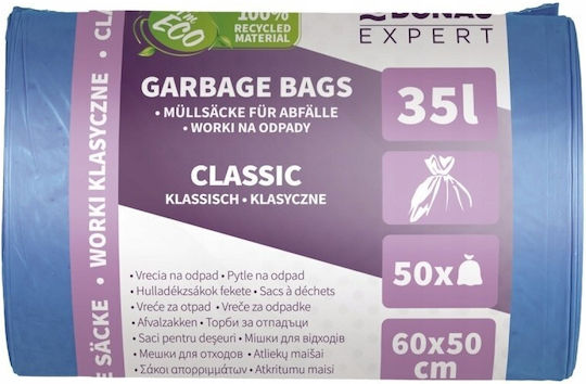 Stella Σακούλες Απορριμάτων Χωρητικότητας 35lt 50τμχ Μπλε