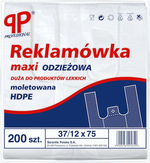 Staples Sacuri De Gunoi Rezistente Sacuri De Gunoi 15 Kilograme 75x37cm 200 Bucăți Albe