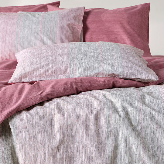 Kentia Tosca Σετ Παπλωματοθήκη Βαμβακερή 165x245cm Μονή με Μαξιλαροθήκη Tosca