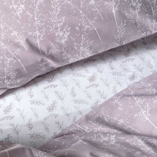 Kentia Nebula Cotton Duvet Cover Set 225x245cm Double with 2 Pillowcases Nebula