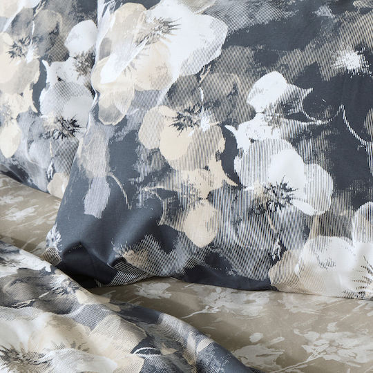 Kentia Подредба Плик за Завивка 100% Памук 260x240cm King Size с 2 Калъфки за Възглавници Azaro Azaro