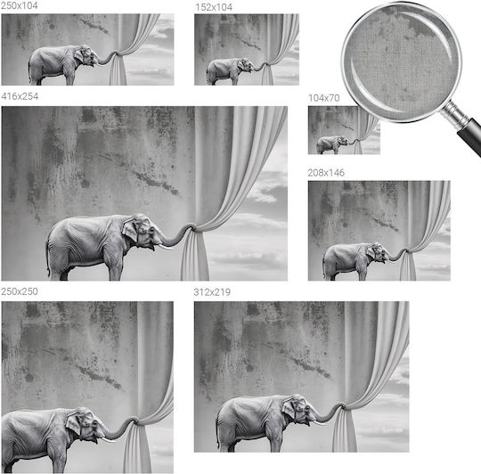 Tapet Magicstick Un Elefant O Lume Suprarealistă 104x70