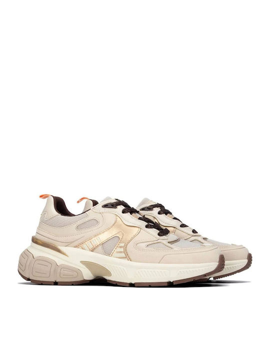 Damen Chunky Sneakers Beige