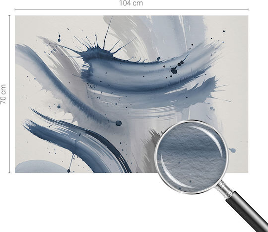 Blue Wall Wallpaper 104x70cm