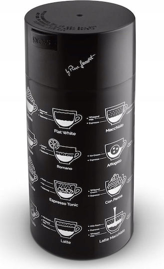 Lamart Coffee Jar with Airtight Lid & Metal Stand Brown 1350ml
