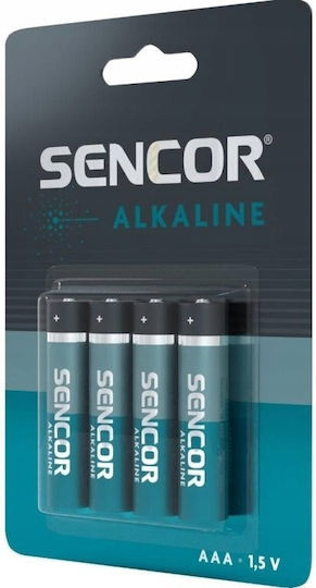 Sencor Алкални Батерии AAA 1.5V 4 Броя