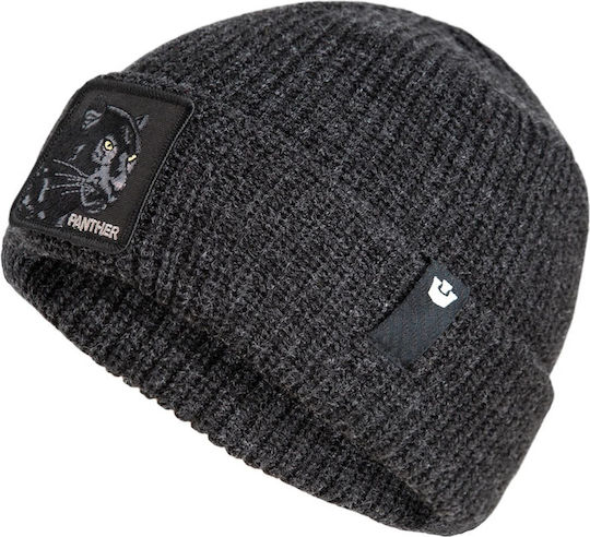 Beanie Unisex Strickmütze in Schwarz