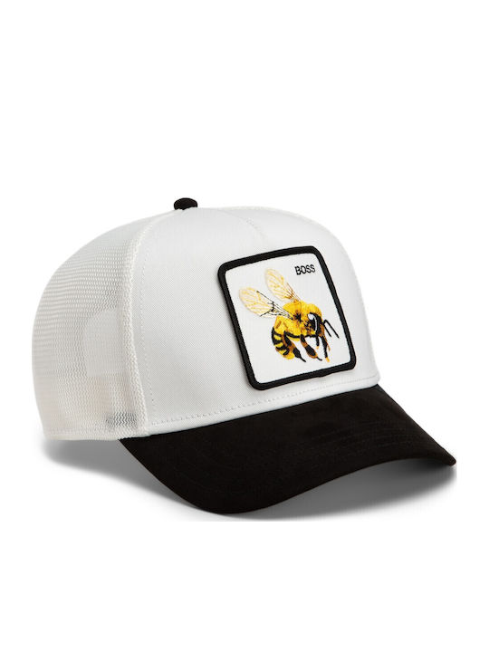 Jockey Cap Suede Boss Bee Black-White Goorin Bros