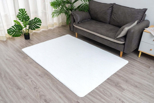 Strado Детски Килим Бял 140x200см Strado Детски Килим Бял 140x200см