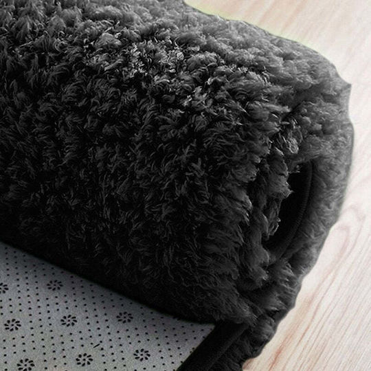 Strado Детски Килим Черен 100x100см