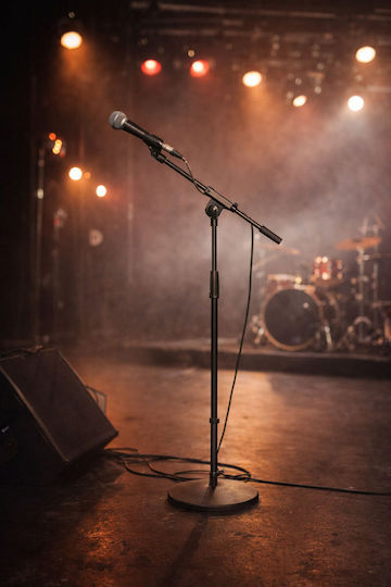 Mozos Floor Stand in Black Colour