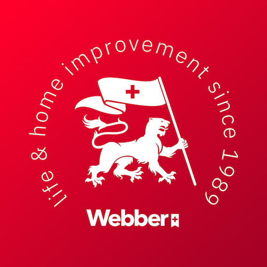 Webber Комплект Електрически Мелници за Подправки от Пластмаса в Черен Цвят 16cm 2бр