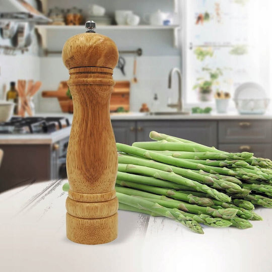 Maestro Handbuch Salz Mühle Hölzernes in Beige Farbe 22,5cm