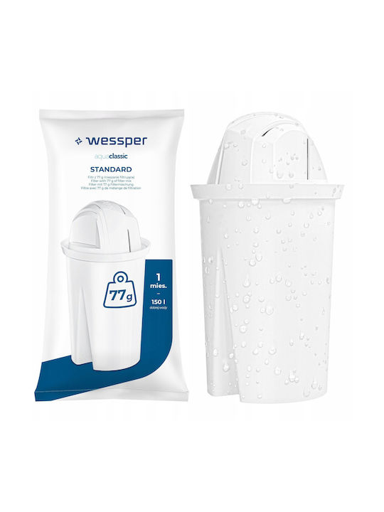 Wessper Inna Marka Kannen Servierskanne Kunststoff mit Filter 2700ml