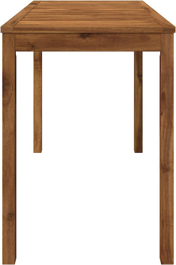 Solid Wood Natural Table 108.5x55x75cm