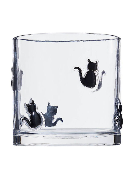 Butlers Halloween Glass Candle Holder in Transparent Color 10cm