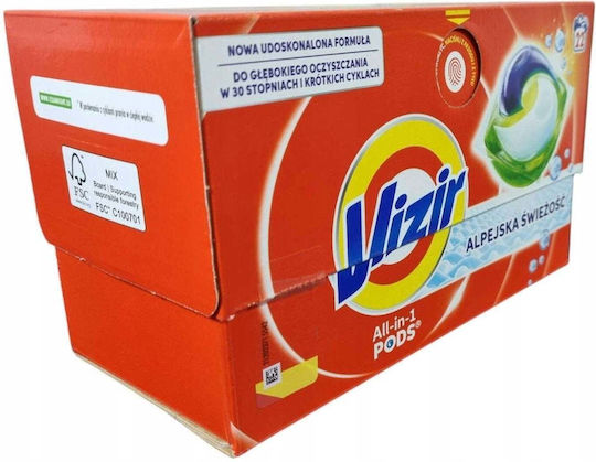 Vizir Пране На Дрехи 22 Капсули